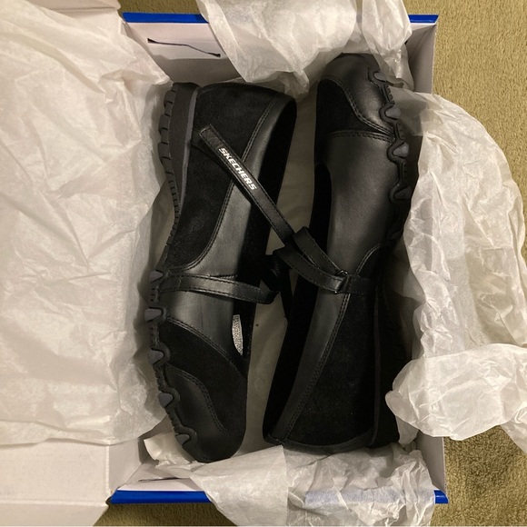 NIB Vintage Skechers Active Step Up Leather Shoes Sandals Size 8.5M - Picture 2 of 13